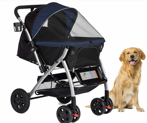 Dog stroller for amusement park